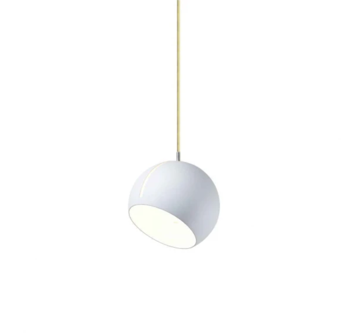 Tilt Globe klyngependel fra Nyta - Hvid baldakin (til 5 pendler) / Hvid / Beige