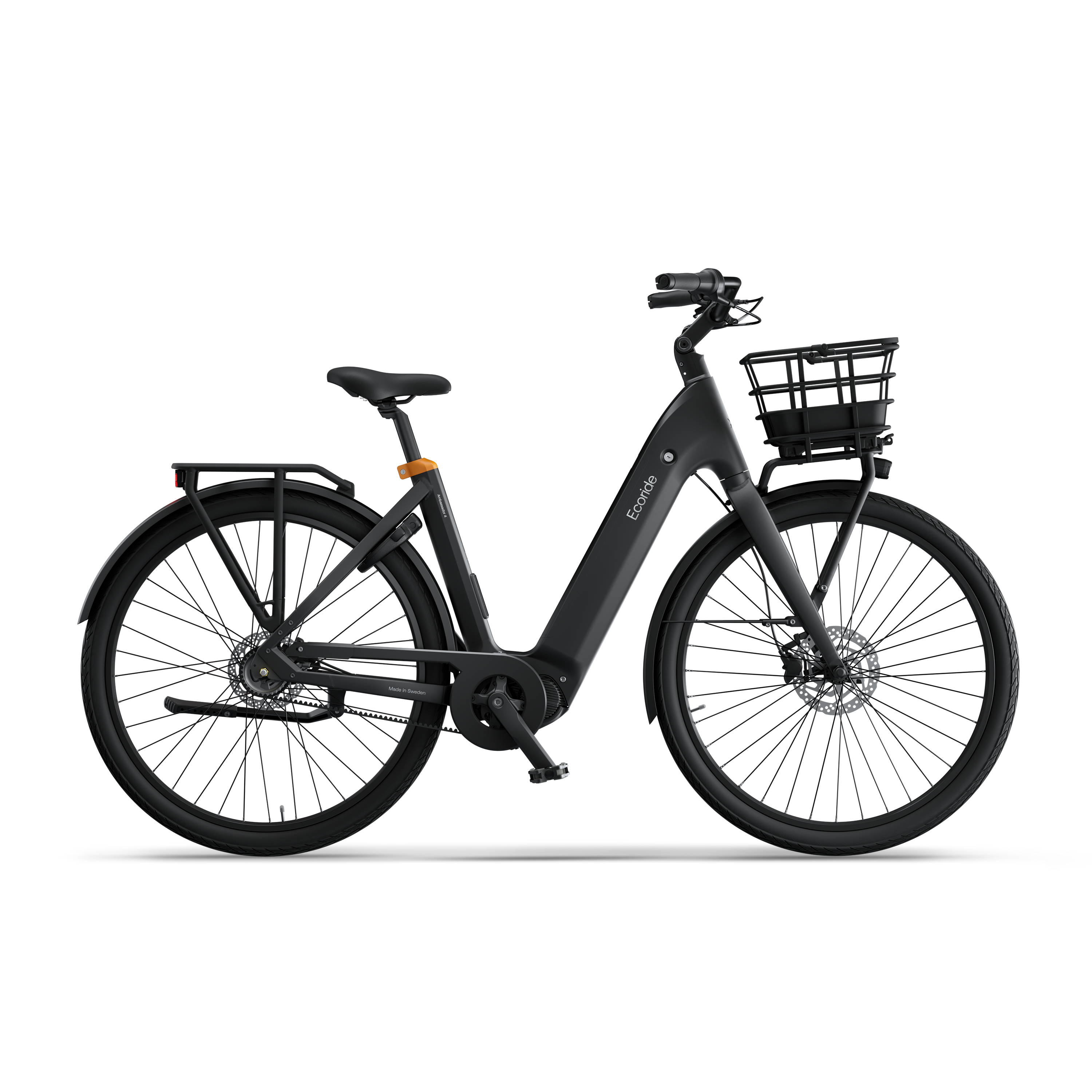 Ecoride Ambassador-4-Midmotor-Belt-Disc-Black-Large (XL)