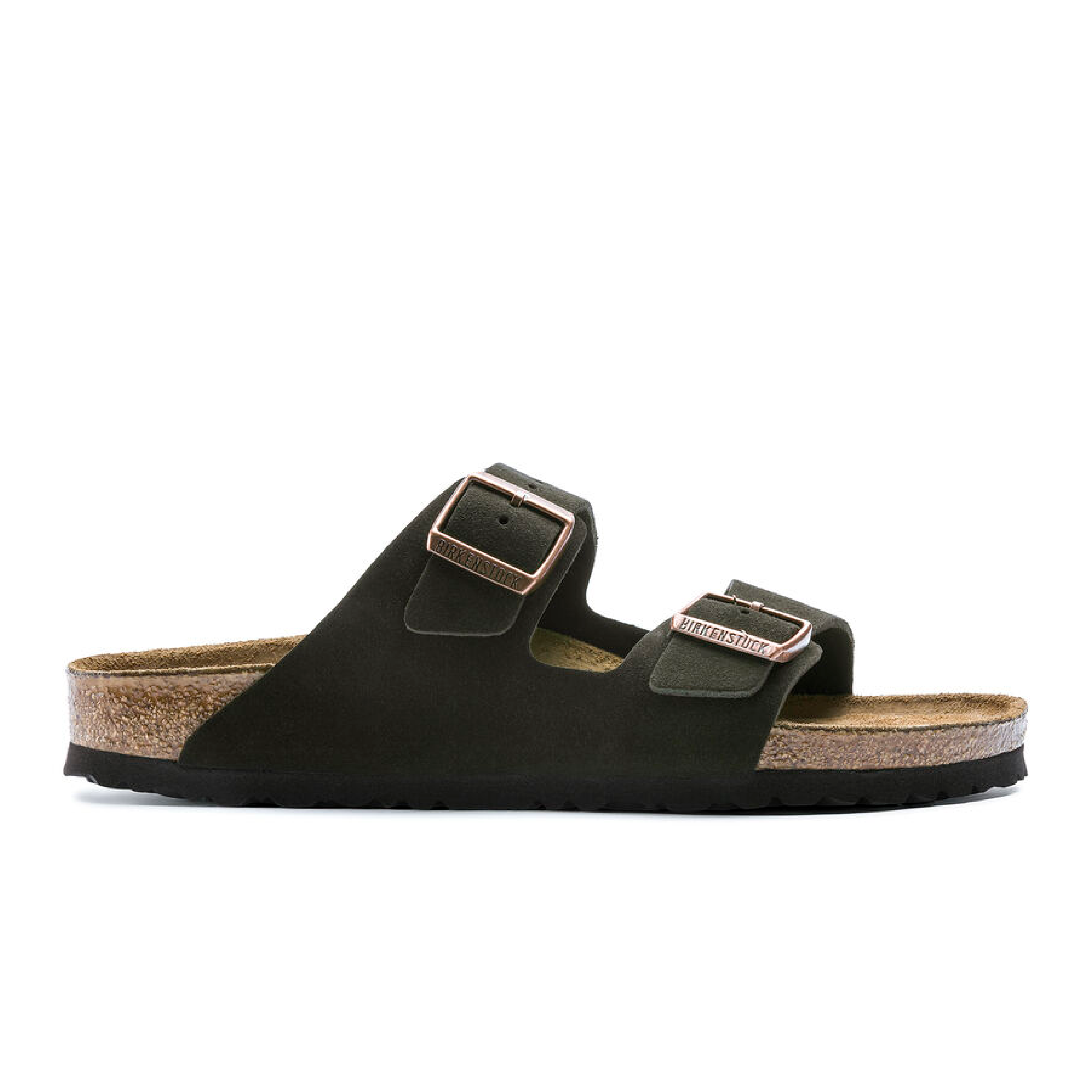 Arizona Soft Footbed Suede Sandaler, Mocca - 43