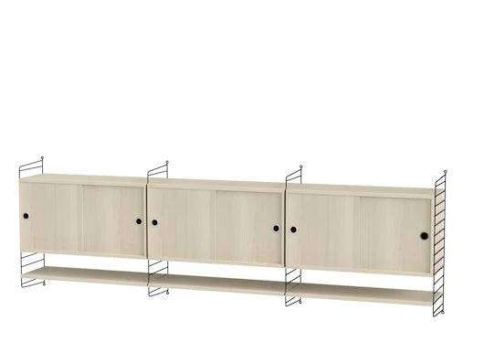 Reol, Living room E fra String Sort - ask - Jacobsen Plus
