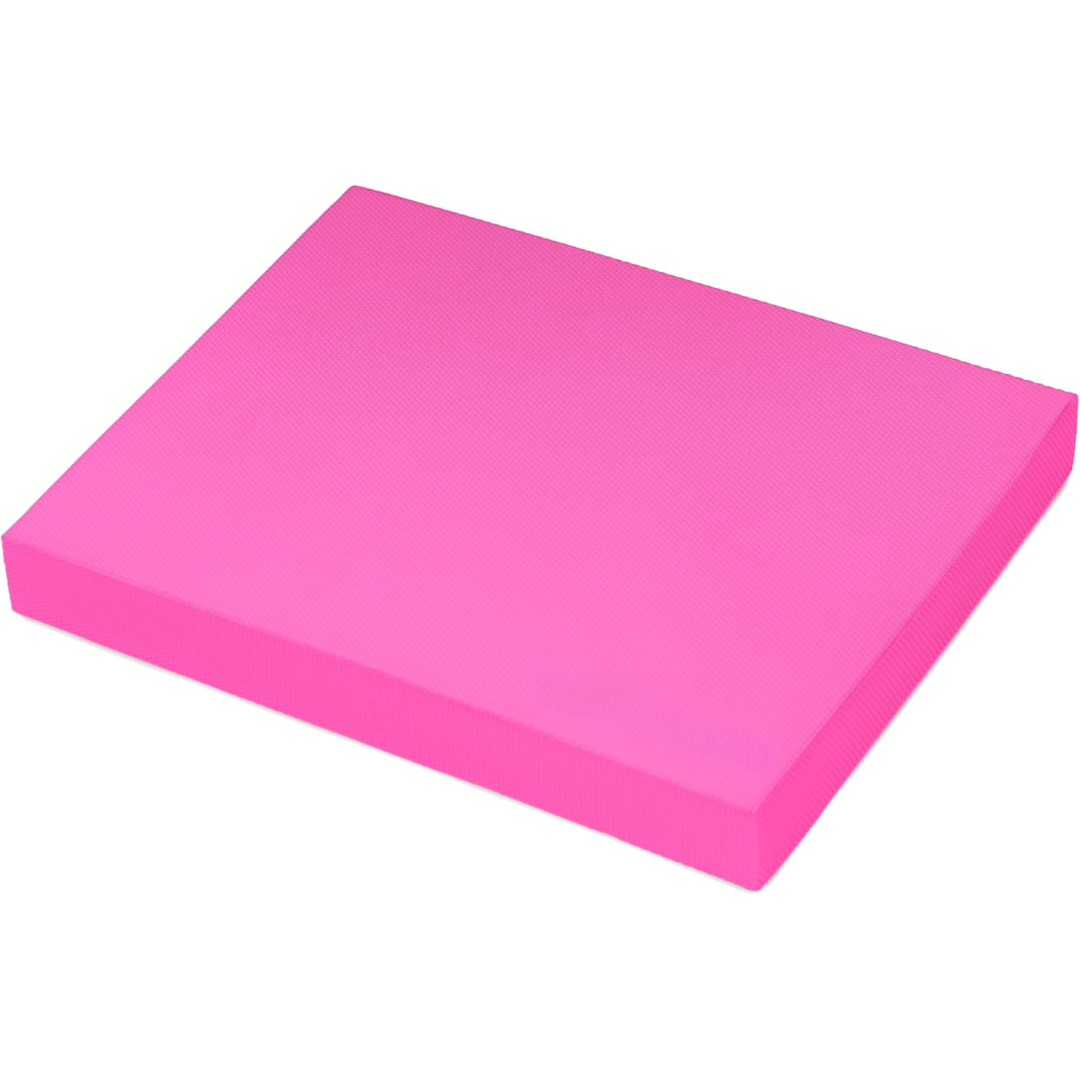 BalancePro – Vadderad Antislipp Madd för Stabil Användning - XL - 47 x 38 cm / Rosa