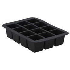 Gummi isterningeform til 12x 4x4x4 cm isterninger