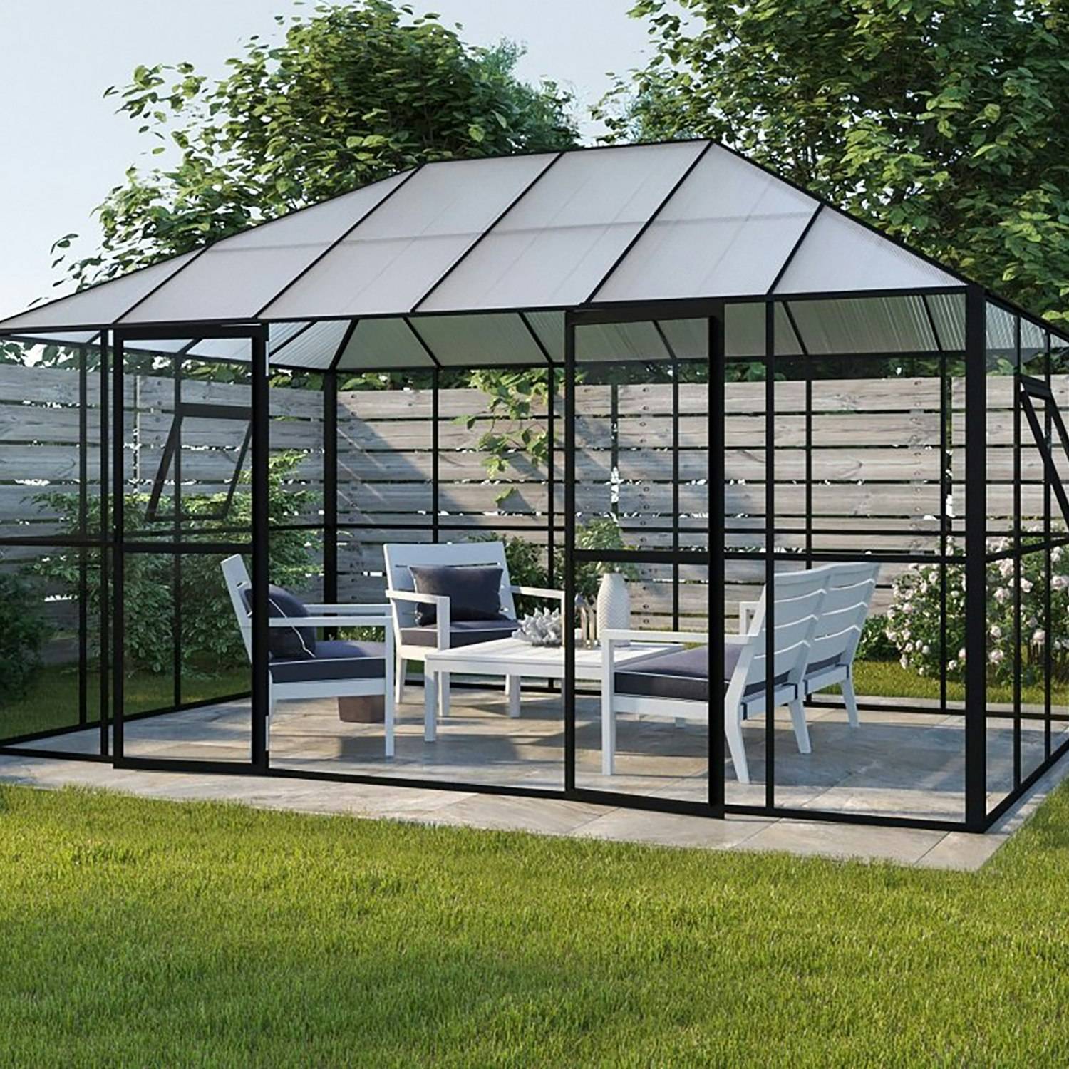 Växthus Gardeney Jupiter 12,8 m2