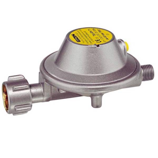 Gasregulator 8 mm med trykmåler, gasflaske.
