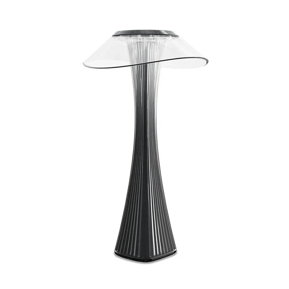 BrillianceWave - Elegant LED Skrivbordslampor för Hemmet - Mörkgrå