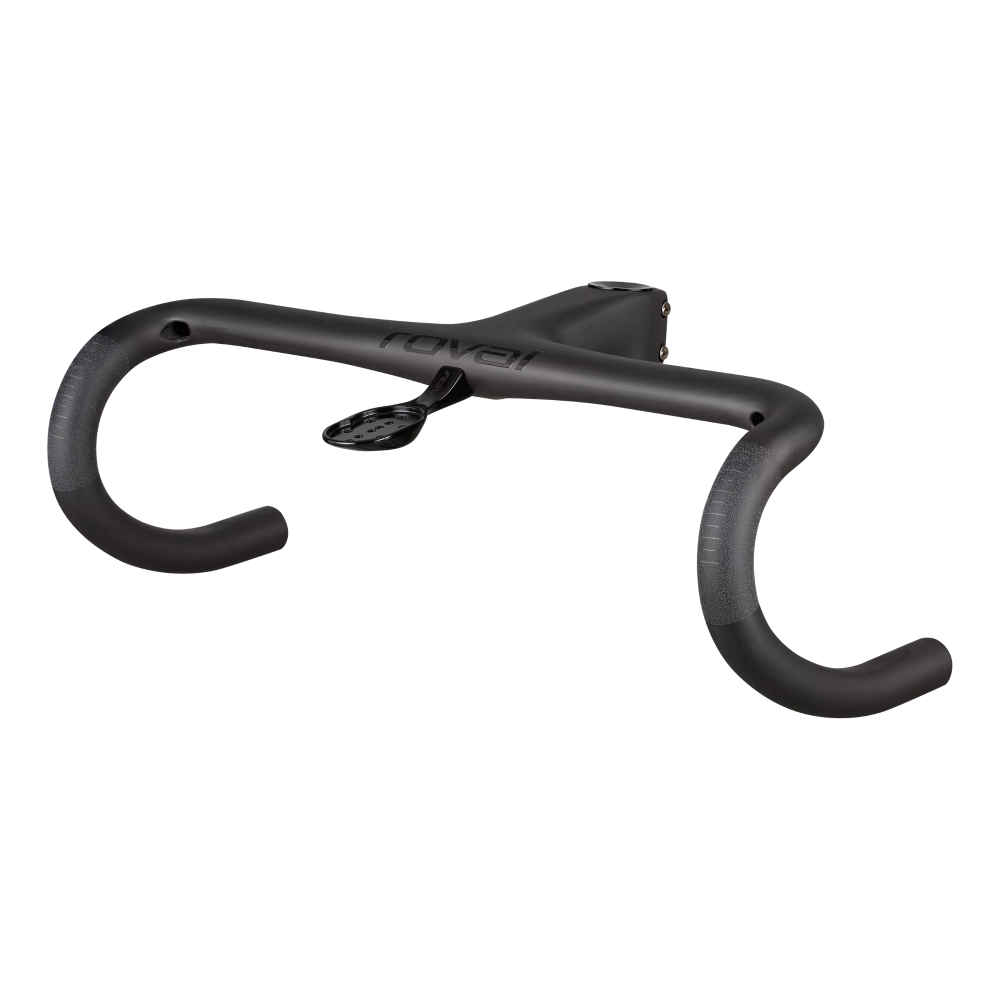 Specialized Roval Alpinist Cockpit II - Satin Carbon/gloss Black - 80mm x 380mm 4 Flare - Cykeltilbehør