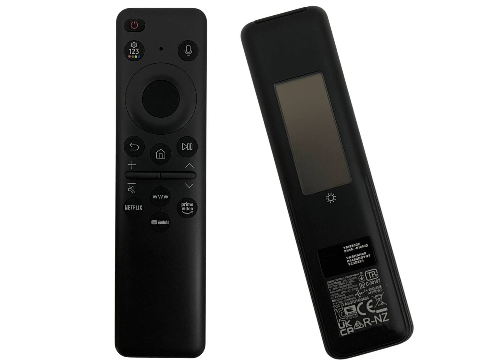 Kompatibel fjernbetjening SAMSUNG BN59-01480G, TM2360E, Vision AI Voice remote, SOLAR / USB-C, SUB BN59-01480K, BN59-01480L ,BN59-0148.