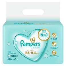 Pampers baby wipes for the skin 112 sheets (56 sheets x 2 packs)