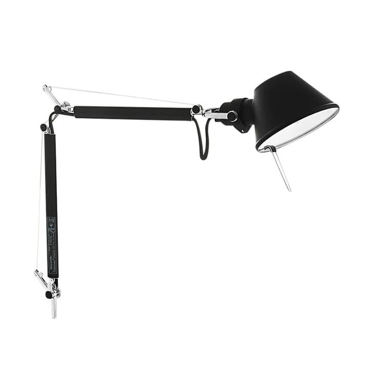 Tolomeo Micro væglampe Artemide - Sort + E14