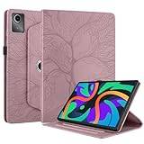 Succtopy Fodral Till Lenovo Tab M11 11 Tum 2024 (TB330) - 360 Graders Rotation Med Stativfunktion, PU-Skyddsfodral För Surfplatta, Rosguld