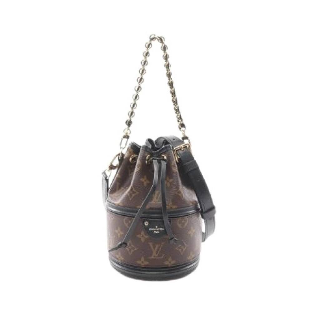 Louis Vuitton Vintage Pre-owned Vintage Monogram Bucket Bag - Vintage - Dame - Brun - ONE SIZE - Læder