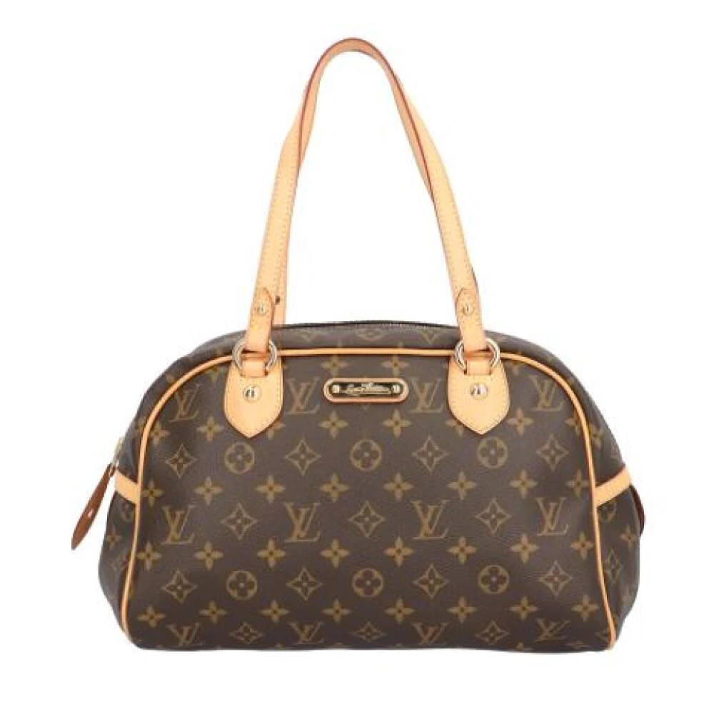 Louis Vuitton Vintage Pre-owned Vintage Monogram Skuldertaske - Vintage - Dame - Brun - ONE SIZE - Uld