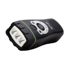 Wolf LED-ficklampa med dynamo & FM radio