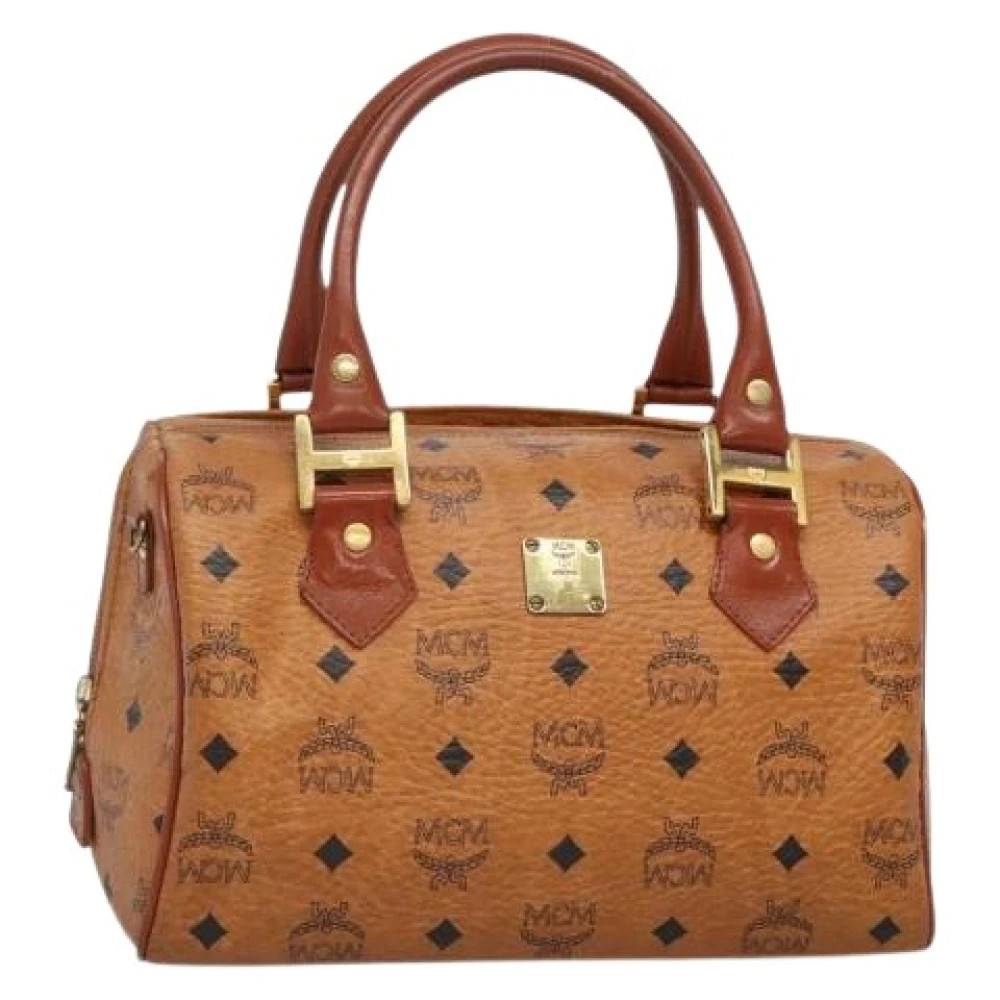 MCM Pre-owned Pre-owned Plastic Handbag - Vintage - Dame - Brun - ONE SIZE -