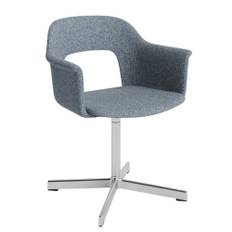 HAY Layout Armchair 234 Upholstery (Polished Aluminium) Spisebordsstol Vanir 733