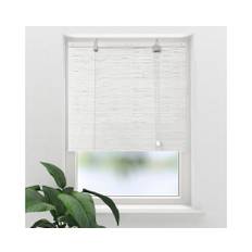 Rullgardin bambu SOLUNA vit 90x160cm