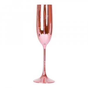 Champagneglas - Rosametallic