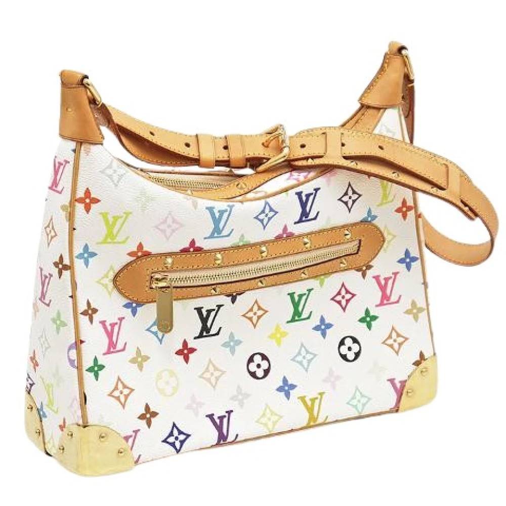 Louis Vuitton Vintage - Pre-owned Monogram Multicolore Boulogne Coated Canvas Shoulder Bag Vintage - Dam - ONE Size - Läder