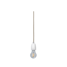 Ferm Living Kurbis Fabric cord set ceramic socket 4m – Pendant