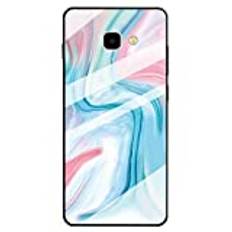 MUTOUREN Marmoröverdrag fodral, BLÅ, Samsung Galaxy J4 plus