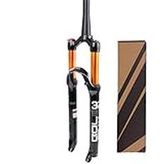 LPYDWZ MTB Bike Suspension Gaffel 26/27,5/29 Tum, Aluminiumlegering Rakt Rör 1-1/8 ”Mountain Shock Absorber Air Forks Travel 120mm(D,26 inch)