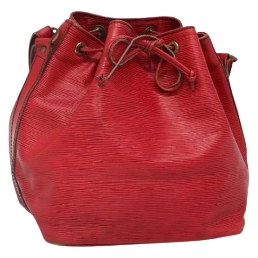 Louis Vuitton Vintage Pre-owned Laeder louis-vuitton-tasker - Vintage - Dame - Rød - ONE SIZE - Tyl