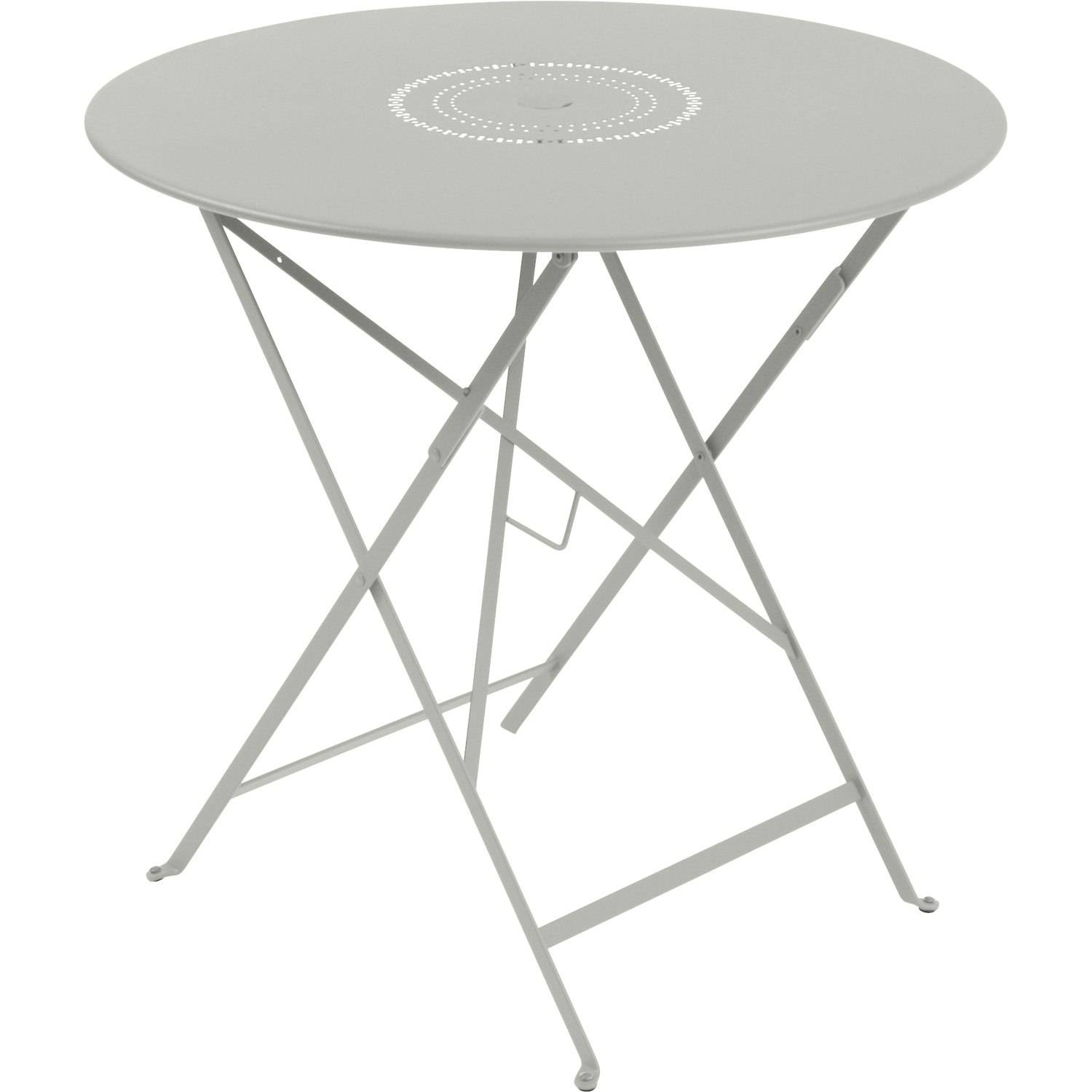 Fermob Floréal Bord Ø77 Clay Grey - Haveborde Lakeret Stål Clay Gray - 0234A5-1.