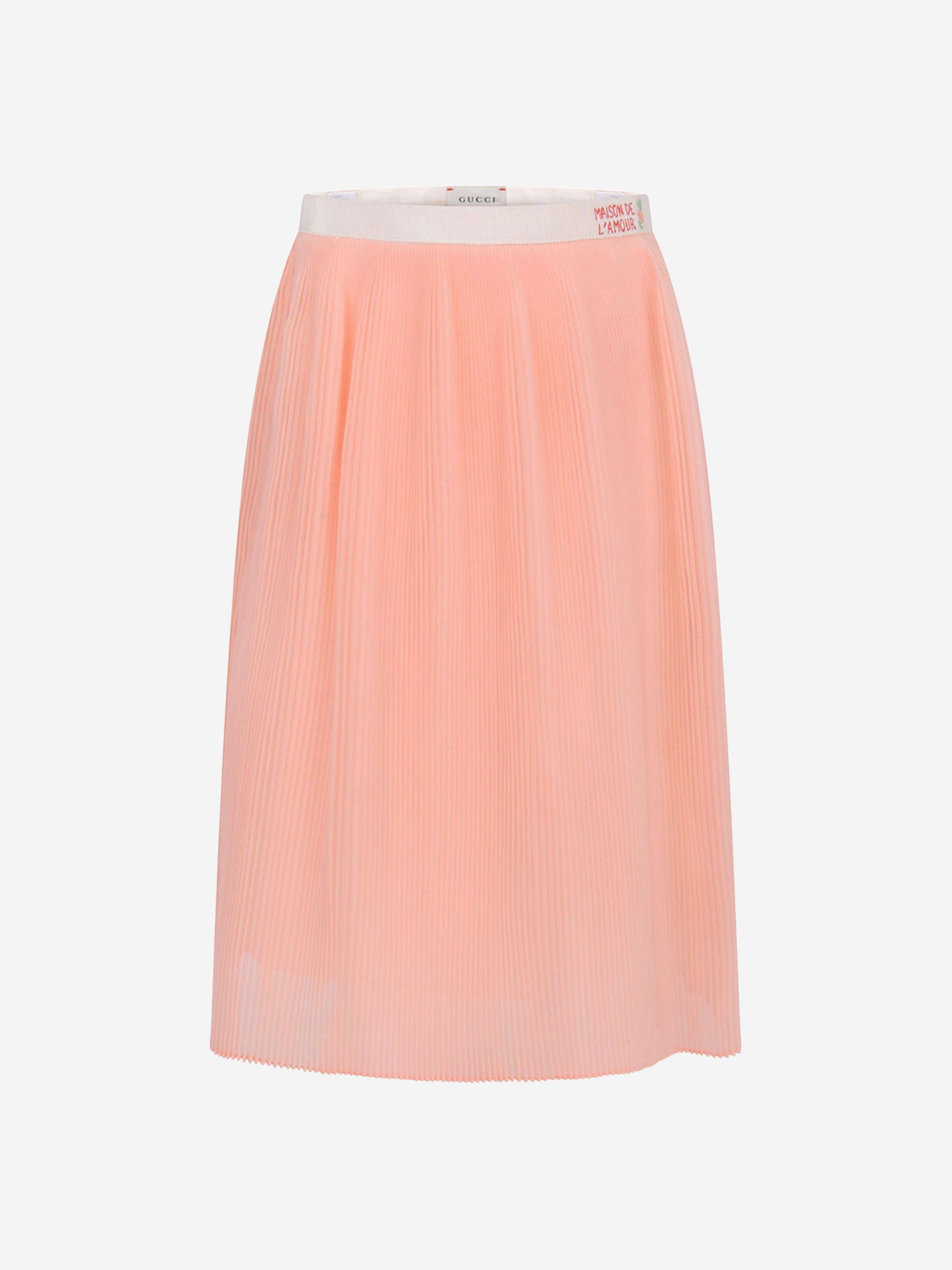 Gucci GUCCI Girls Organza Skirt - Pink / 12 Yrs (12 Yrs)