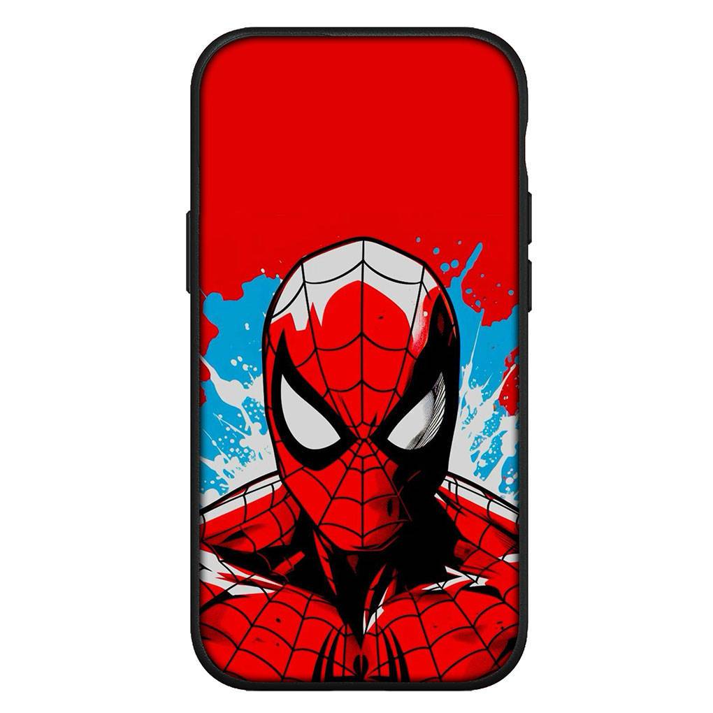 Skal för iPhone 16 15 Xiaomi Redmi Note 14 13 12 11 Pro Max X 16e Samsung Galaxy S25 S24 S23 Moto OPPO Huawei Spider Marvel Man Spiderman Mobilskal for Xiaomi Poco X7 Pro 5G