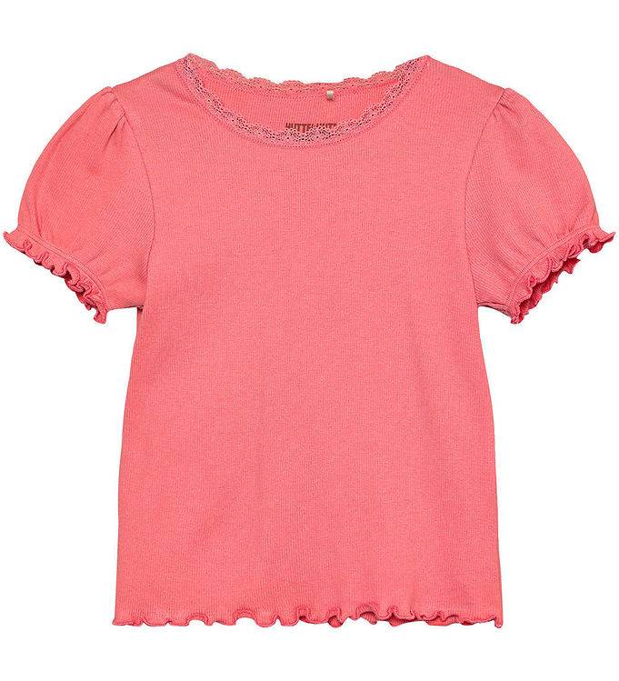 Huttelihut T-shirt - Rib - Plumeria - Huttelihut - 7 år (122) - T-Shirt