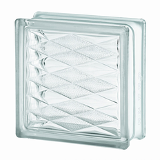 Glasblock Basic 1908/ZP Klar Lozenge