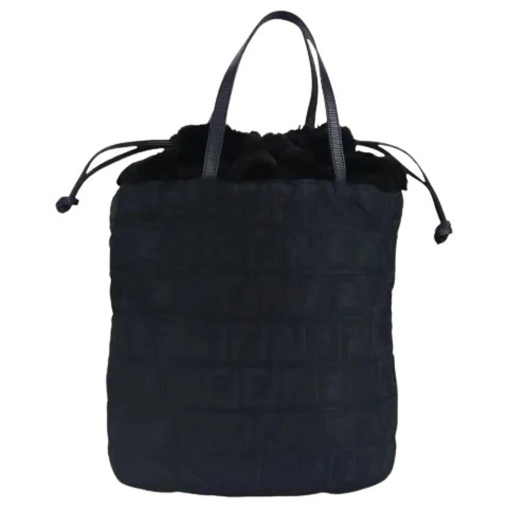 Fendi Vintage Pre-owned Bucket Bag - Vintage - Dame - Sort - ONE SIZE -