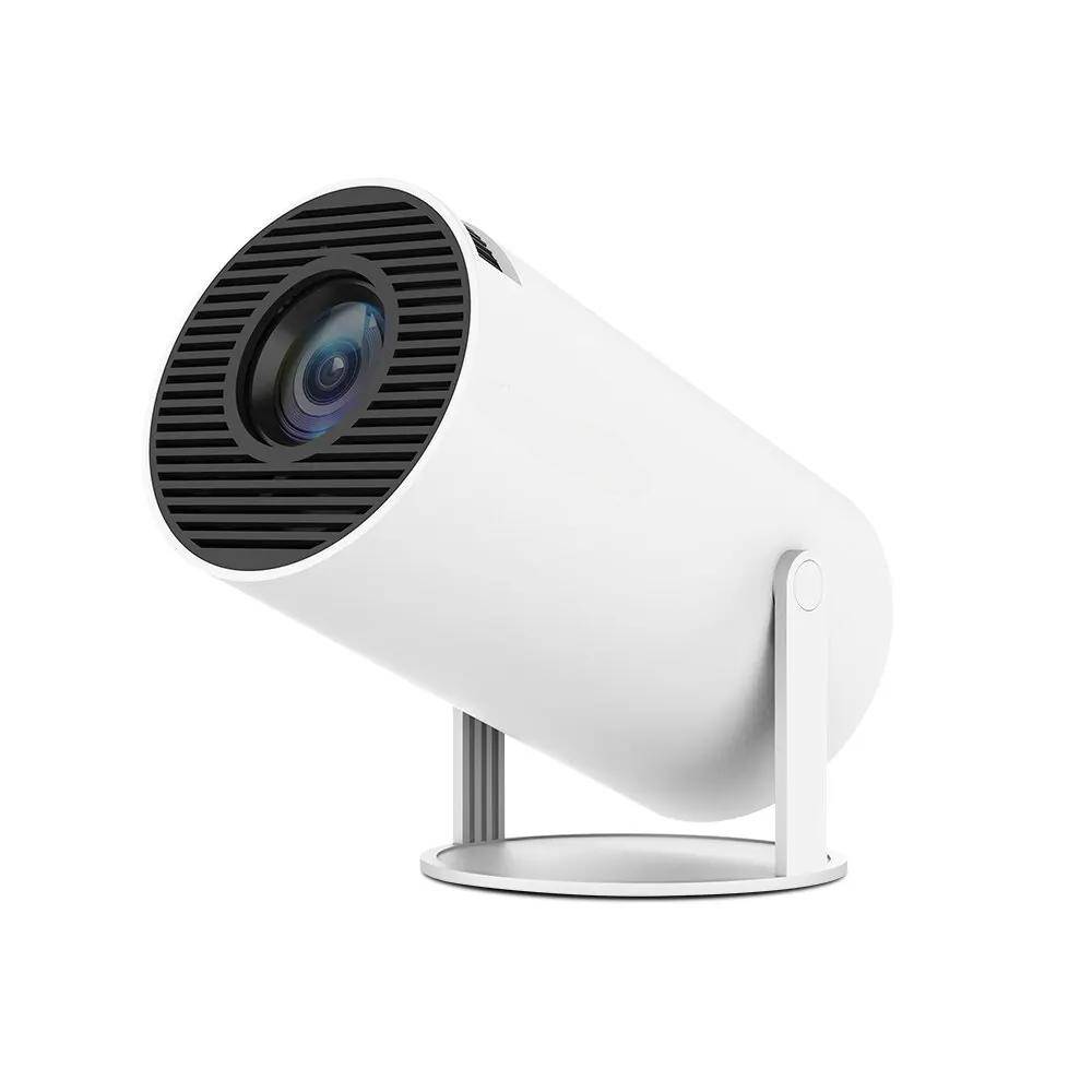 Bärbar projektor HY300 4K-avkodning Android 11 5G WiFi 6 200 ANSI Allwinner H713 BT5.0 1080P 720P Hemmabio utomhusprojektor EU Plug