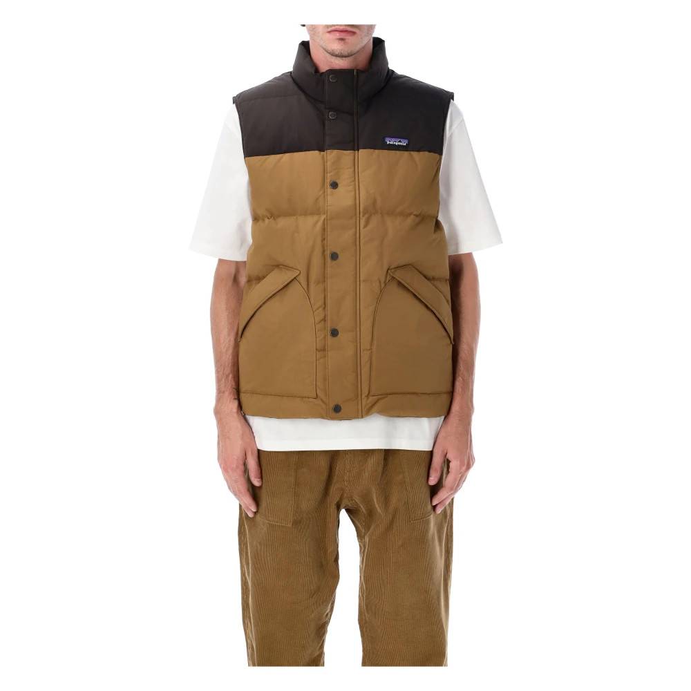 Patagonia Downdrift Vest - Jakker - Herre - Brun - S - Uld