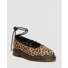 Dr. Martens Leder Elphie II Leoparden Ballerinas Schuhe in Bräunen, Größe: 41