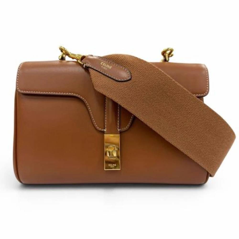 Celine Vintage Pre-owned Vintage Skuldertaske - Vintage - Dame - Brun - ONE SIZE - Uld