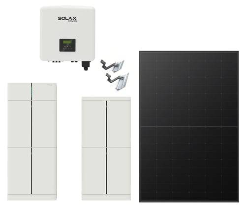 SolaX SolaX Komplet pakke X3-6.0 G4, 14 paneler, 12 kWh, sort 1 PAK