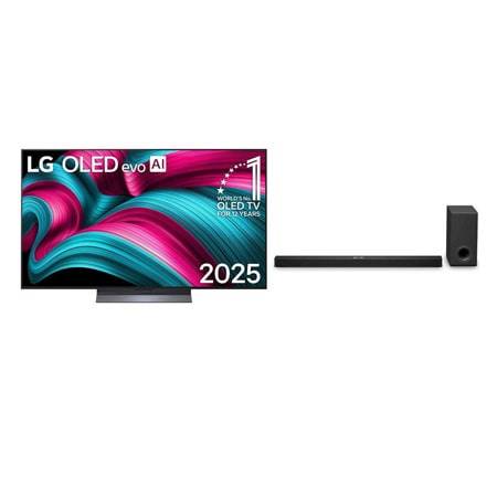 LG C5 OLED 55" TV & NS90TY Soundbar - OLED55C54LA.NS90TY