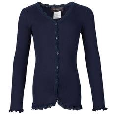 Rosemunde Cardigan - Rib - Silke/Bomuld - Noos - Navy - Rosemunde - 16 år (176) - Cardigan