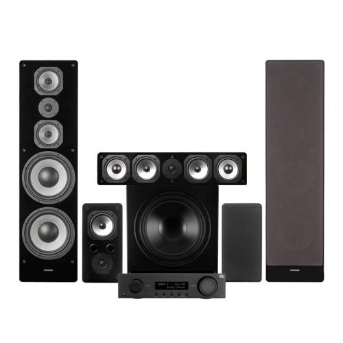 JBL MA710 & Dynavoice Challenger M-105EX v4 Hemmabiopaket 5.1