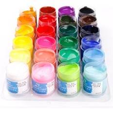 Degummed gouache färg set 24 färger gouache set målning undersökning gouache färg pigment