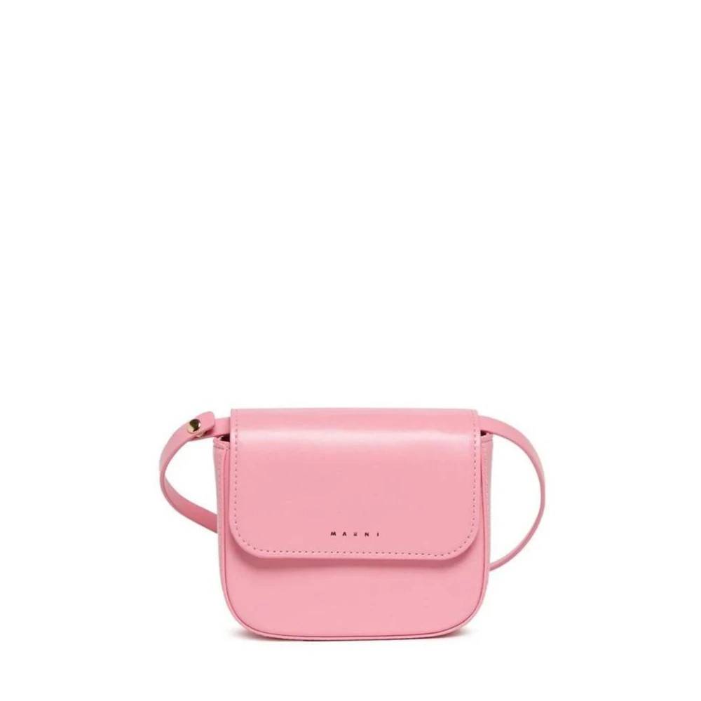 Marni Punk Skuldertaske - Tasker - Dame - Lyserød - ONE SIZE - Uld