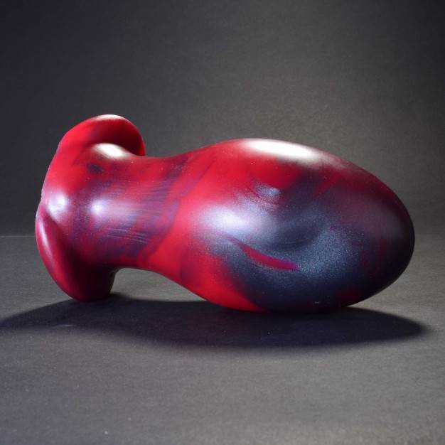 Topped Toys Gape Keeper 116 Forge Red, premium silicone anal plug 21 x 9.4 cm.