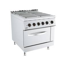 Elektrisk komfur med elovn - 800x900x900 mm