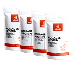 Upgrit Kollagenprotein 500 g, 4-pack