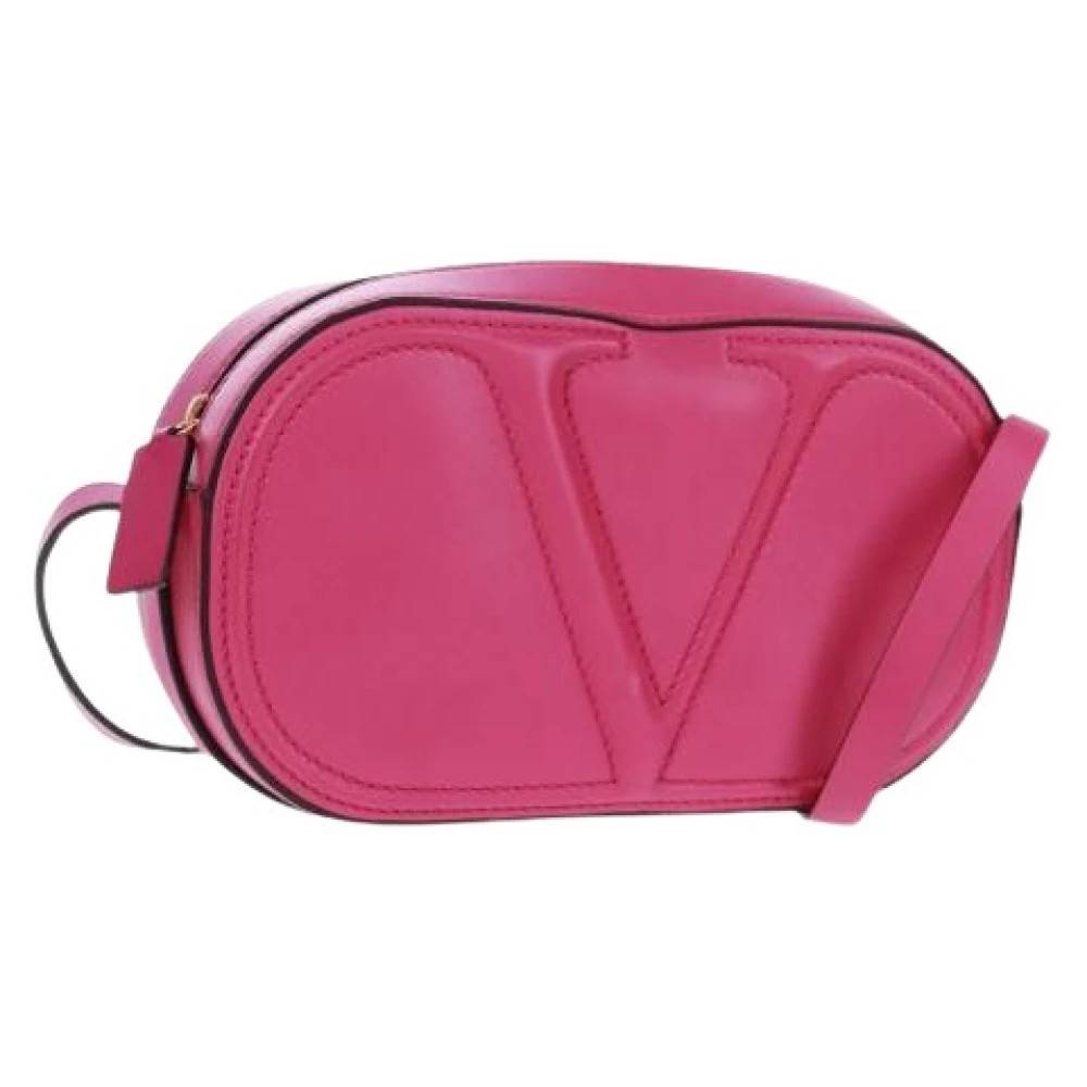 Valentino Vintage Pre-owned Vintage Skuldertaske - Vintage - Dame - Lyserød - ONE SIZE - Uld