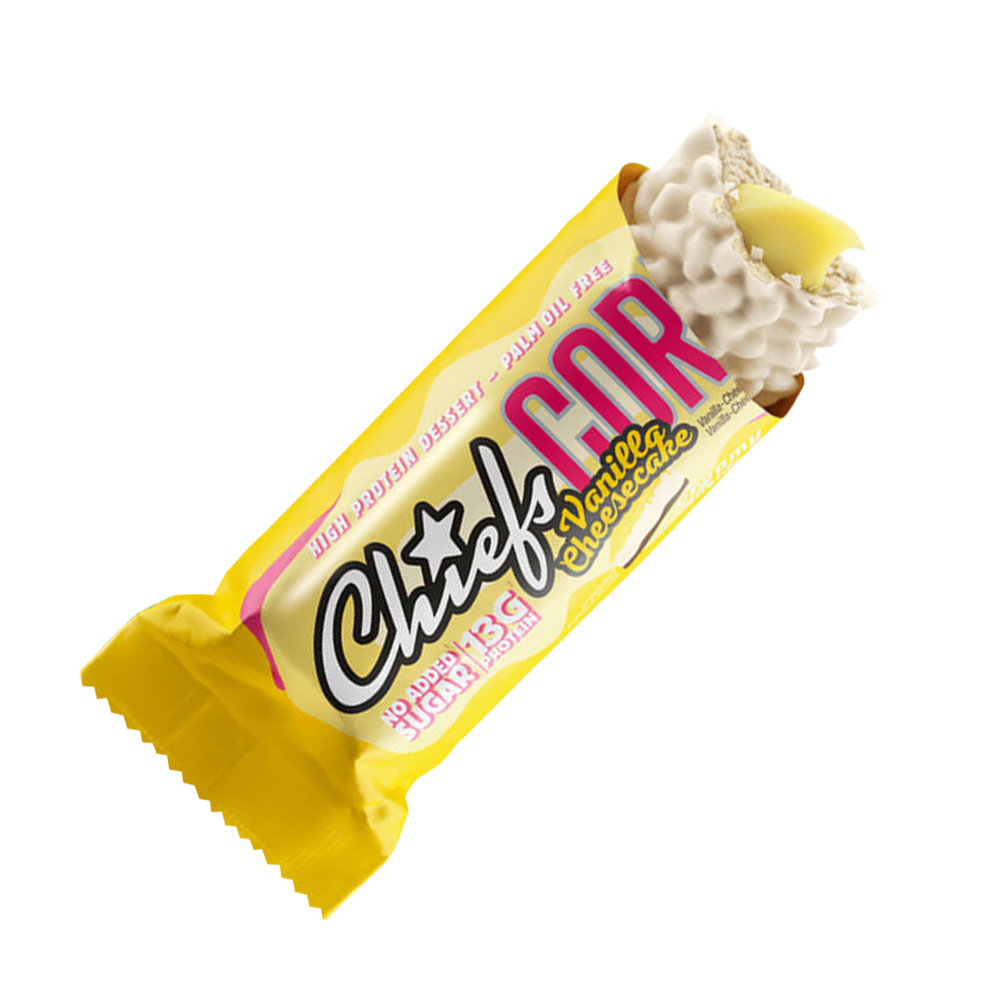 CHIEFS CORE PROTEIN BAR 1 x 40g - Vanilla Cheesecake, Bedst før