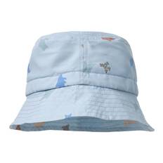 Wheat Bucket Hat - Tilo - Soft Blue Sea Life - Wheat - 52-53 cm - Bucket Hat