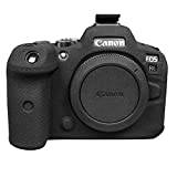 Rieibi silikonfodral för Canon EOS R6 R6 Mark II, svart