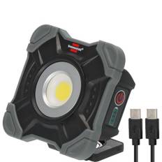 Brennenstuhl batteri LED arbetslampa SH 1000 MAC (1000lm, IP54, uppladdningsbar LED-arbetsbelysning med magnet och karbinring, robust hölje)